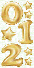 Load image into Gallery viewer, NUMBERS - LIGHT GOLD FOIL BALLOONS (JUMBO)
