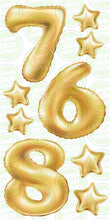 Load image into Gallery viewer, NUMBERS - LIGHT GOLD FOIL BALLOONS (JUMBO)
