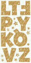 Load image into Gallery viewer, ALPHABET LETTERS (60CM) -  GOLD GLITTER SPARKLE
