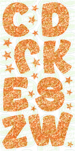 Load image into Gallery viewer, COMIC LETTERS  (60CM) - ORANGE GLITTER
