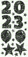Load image into Gallery viewer, CLASS OF 2023 (60CM) - BLACK GLITTER
