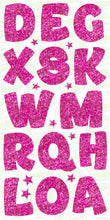 Load image into Gallery viewer, MIDI COMIC LETTERS  (45CM) - HOT PINK GLITTER
