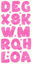 Load image into Gallery viewer, MIDI COMIC LETTERS  (45CM) - PINK GLITTER
