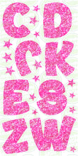 Load image into Gallery viewer, COMIC LETTERS  (60CM) - PINK GLITTER

