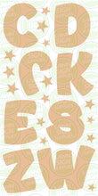 Load image into Gallery viewer, COMIC LETTERS  (60CM) - BEIGE
