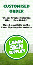 Load image into Gallery viewer, CUSTOMISED LAWN SIGNS

