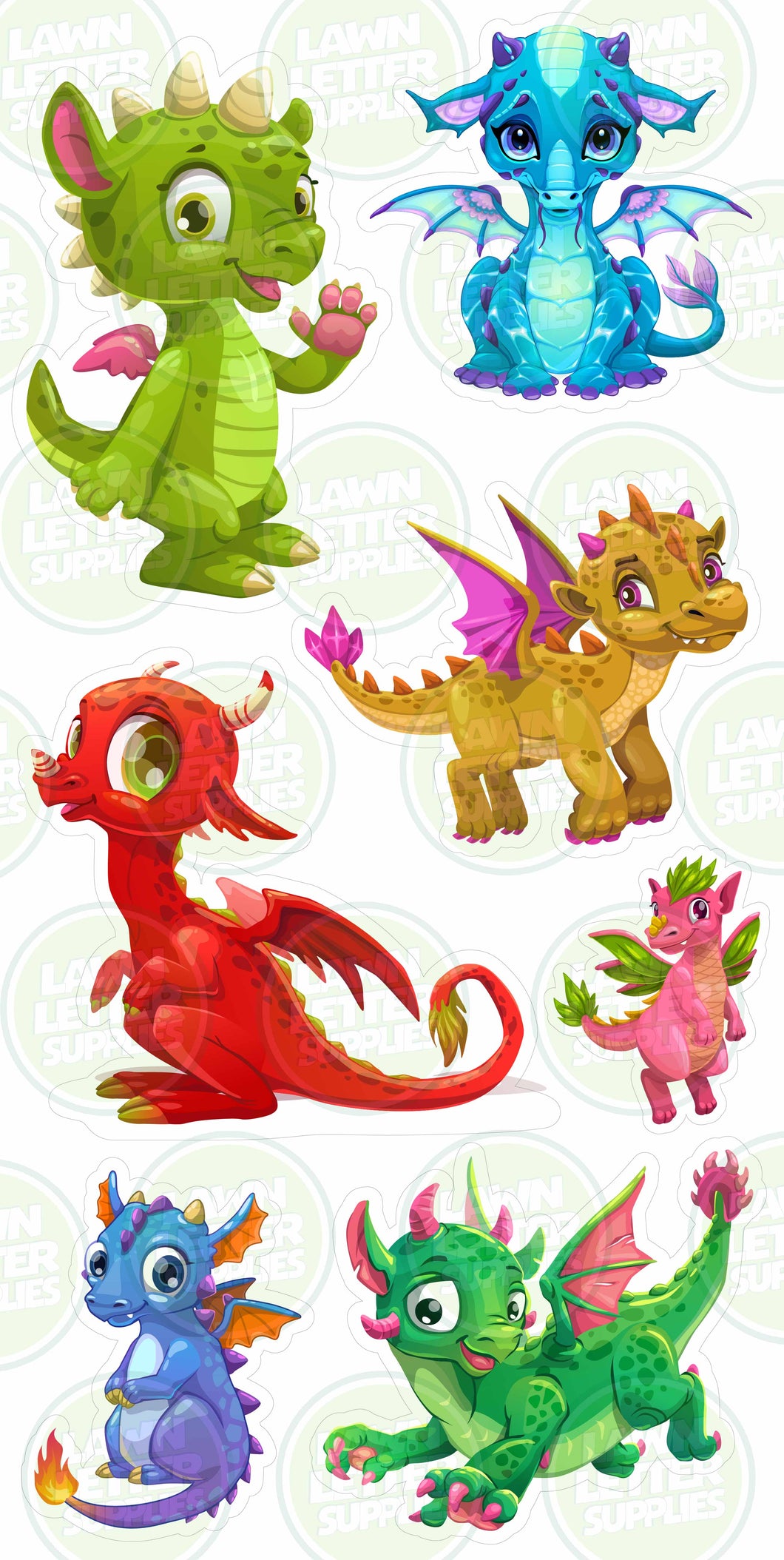 CUTE DRAGONS (JUMBO)