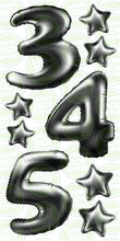 Load image into Gallery viewer, NUMBERS - BLACK FOIL BALLOONS (JUMBO)
