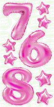Load image into Gallery viewer, NUMBERS - CANDY PINK FOIL BALLOONS (JUMBO)
