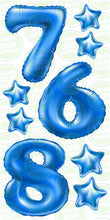 Load image into Gallery viewer, NUMBERS - DARK BLUE FOIL BALLOONS (JUMBO)
