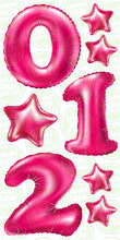 Load image into Gallery viewer, NUMBERS - PINK FOIL BALLOONS (JUMBO)

