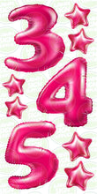 Load image into Gallery viewer, NUMBERS - PINK FOIL BALLOONS (JUMBO)
