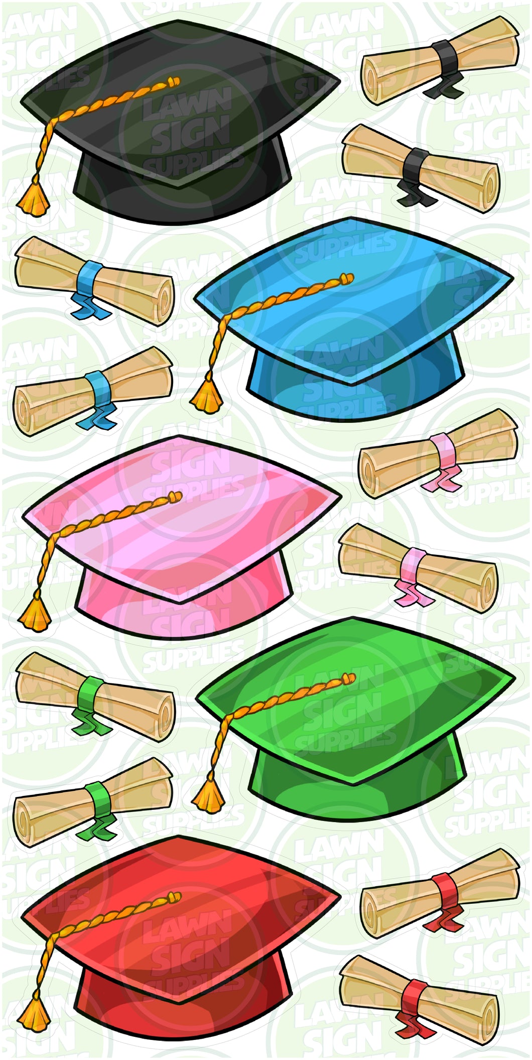 GRADUATION HATS & SCROLLS