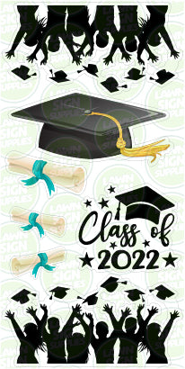 CLASS OF 2022 - TEAL SCROLLS