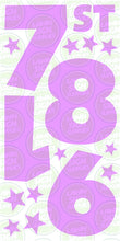 Load image into Gallery viewer, JUMBO NUMBERS (90CM) - LAVENDER
