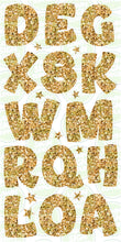 Load image into Gallery viewer, MIDI COMIC LETTERS  (45CM) - GOLD GLITTER
