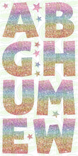 Load image into Gallery viewer, ALPHABET LETTERS (60CM) - RAINBOW SPARKLE
