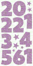 Load image into Gallery viewer, NUMBERS (60CM) - LAVENDER SPARKLE
