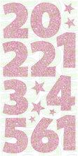 Load image into Gallery viewer, NUMBERS (60CM) - PINK SPARKLE
