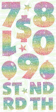 Load image into Gallery viewer, NUMBERS (60CM) - RAINBOW SPARKLE
