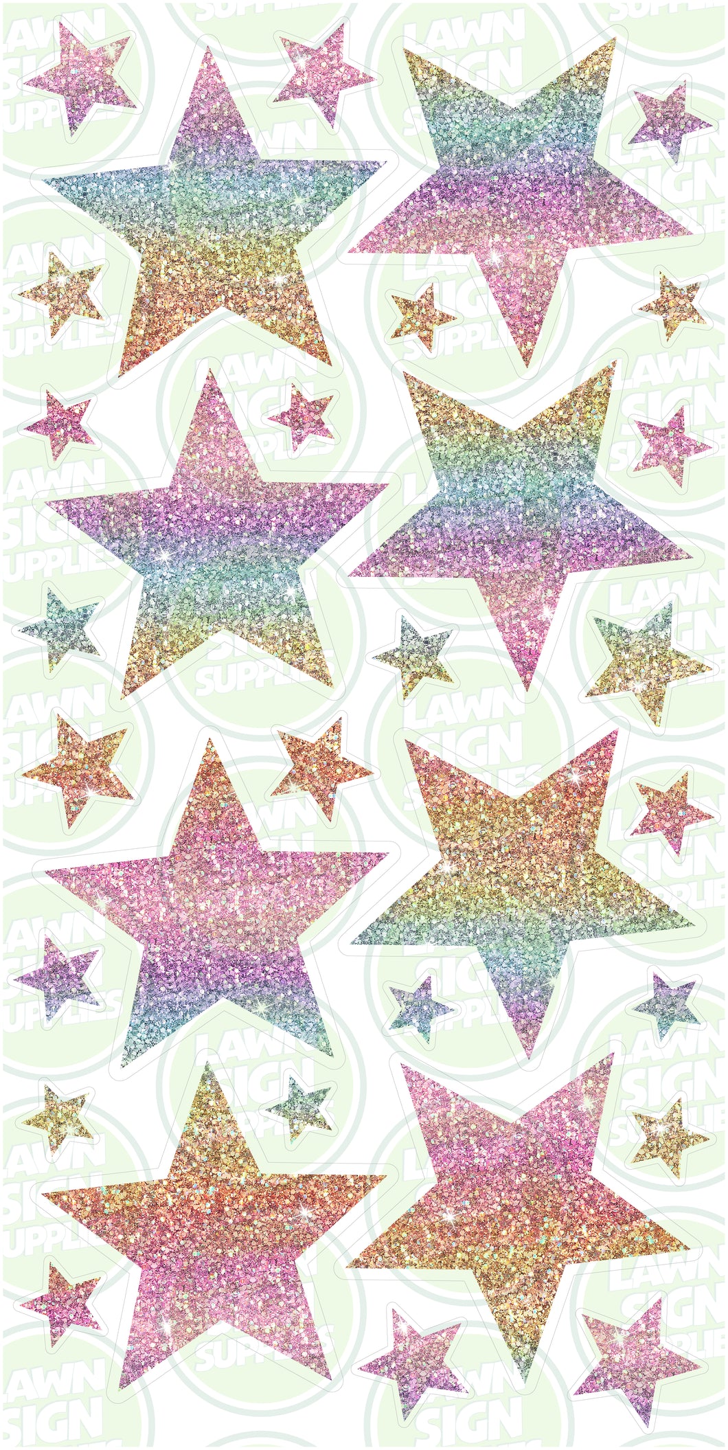 STARS - RAINBOW SPARKLE
